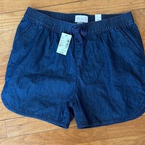Casual Blue Denim Shorts